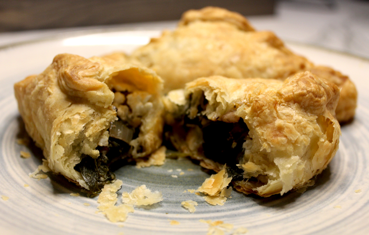 Spinach, Pine Nut and Feta Puffs
