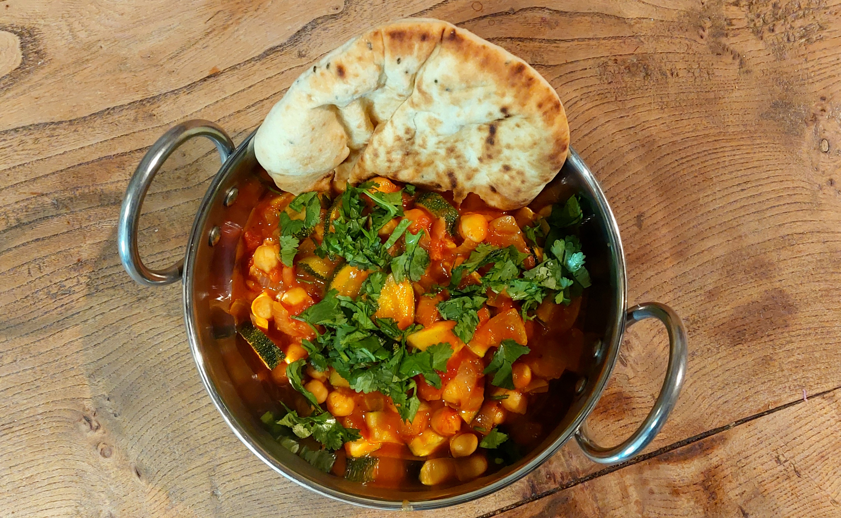 Vegan Chickpea and Courgette Curry