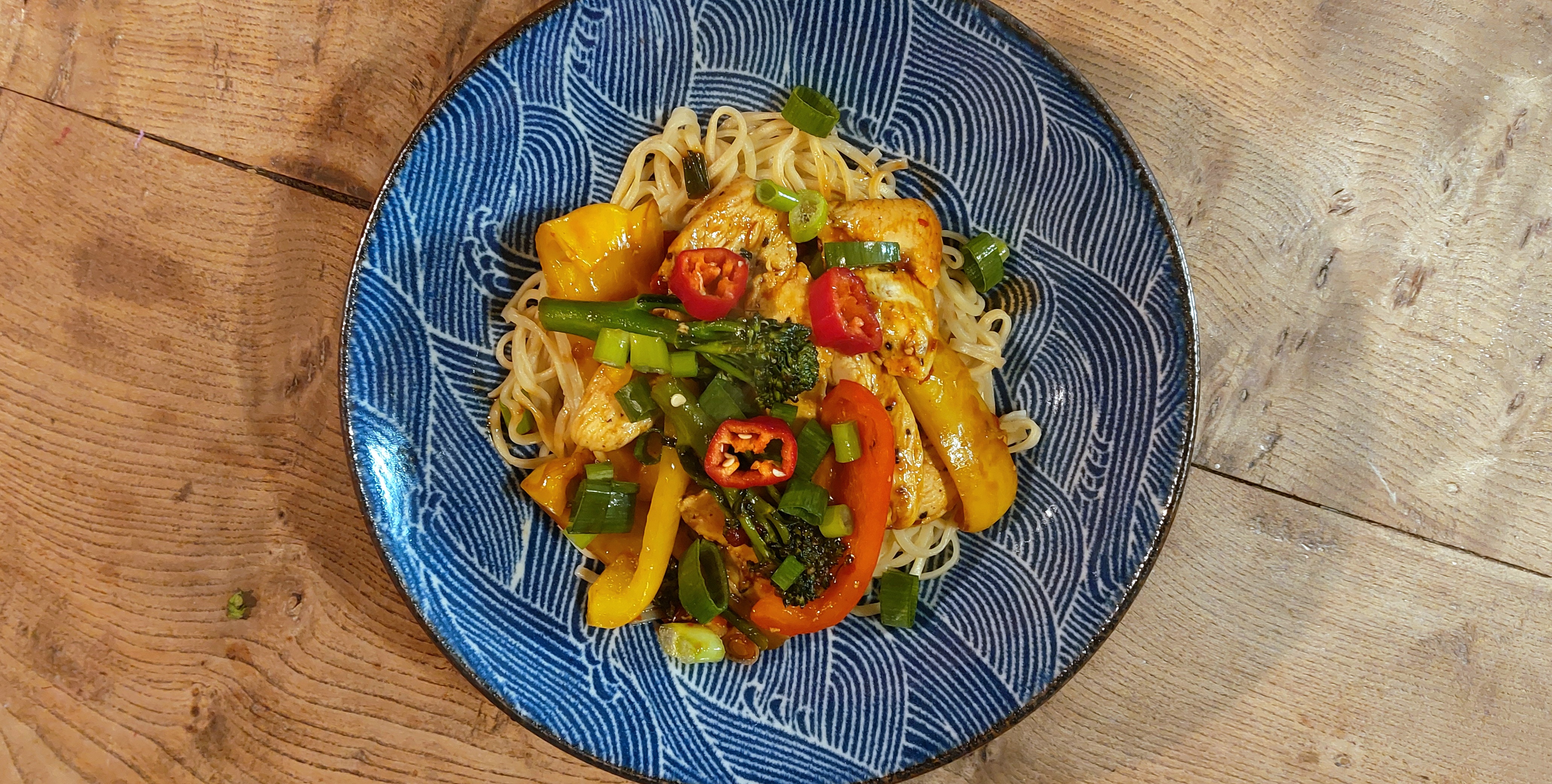 Chicken and Vegetable Stir-Fry with Chili Bean Sauce